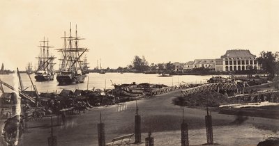 1866 में इंपीरियल मेसगेरीज़ की स्थापना का दृश्य। द्वारा एमिल गसेल