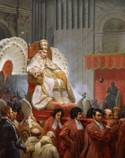 पोप 8 (1761-1830) सेंट पीटर SEDIA Gestatoria पर (240,240 देखें) द्वारा एमिल जीन होरेस वर्नेट