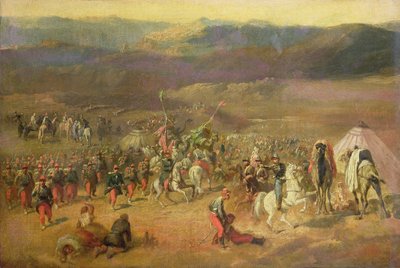 14 अगस्त 1844, 1844-63 को अब्द-अल-कादेर (1808-83) या द बैटल ऑफ इस्ली की लड़ाई का कब्जा द्वारा एमिल जीन होरेस वर्नेट