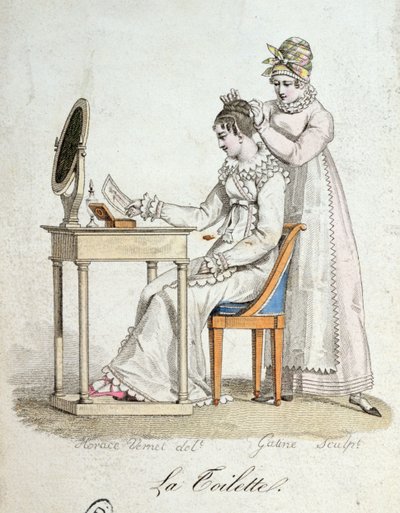 ड्रेसिंग टेबल, c.1816 द्वारा एमिल जीन होरेस वर्नेट