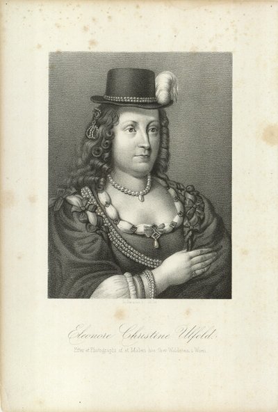 लियोनोरा क्रिस्टीना, काउंटेस उल्फेल्ट 1621-1698, 1867। द्वारा एमिलियस डिटलेव बेरेंटज़ेन
