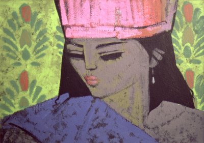एंटोनेट (कागज पर एक्रिलिक) द्वारा एंड्रे रोडर