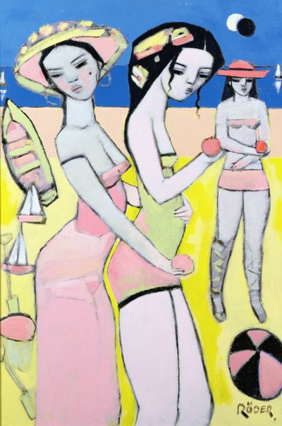 आंशिक ग्रहण, 2007 (कैनवास बोर्ड पर तेल) द्वारा एंड्रे रोडर