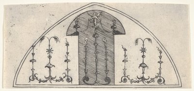 विचित्र सजावट का लांसेट के आकार का पैनल, 1541। द्वारा Enea विको