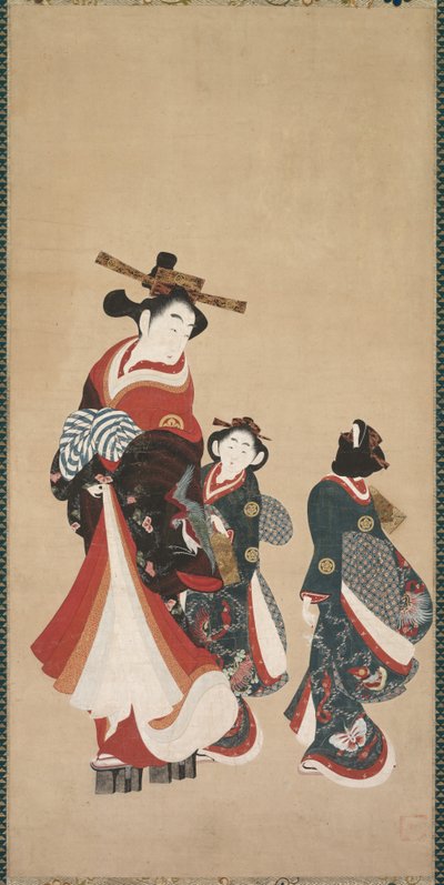 सौजन्य और उपस्थित, सी। 1748-1751। द्वारा Engetsudo
