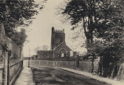 Aldeburgh, चर्च हिल (b/w फोटो) द्वारा अंग्रेजी फोटोग्राफर