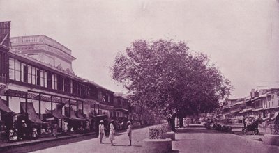 चांदनी चौक (द प्रिंसिपल स्ट्रीट), दिल्ली द्वारा अंग्रेजी फोटोग्राफर