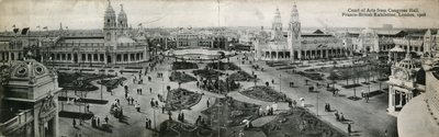 कांग्रेस हॉल से कला का न्यायालय, फ्रेंको-ब्रिटिश प्रदर्शनी, लंदन, 1908 द्वारा अंग्रेजी फोटोग्राफर