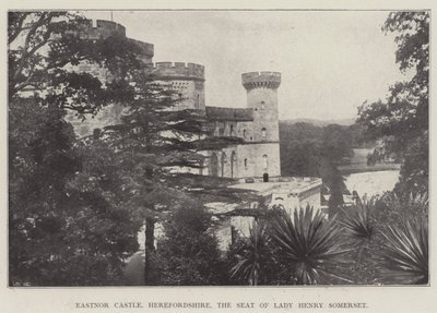 Eastnor Castle, हियरफोर्डशायर, लेडी हेनरी समरसेट की सीट द्वारा अंग्रेजी फोटोग्राफर