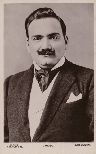 एनरिको कारुसो, इतालवी कार्यकाल (1873-1921) द्वारा अंग्रेजी फोटोग्राफर