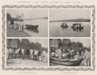 एक नाव का विस्तार, जर्मन कैवलरी द्वारा अभ्यास विधि द्वारा अंग्रेजी फोटोग्राफर