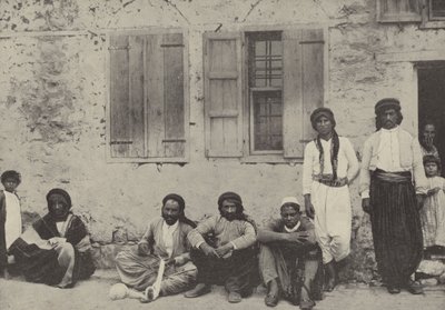 मछुआरे अपना जाल, तिबरियास बनाते हैं द्वारा अंग्रेजी फोटोग्राफर