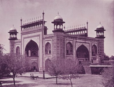 ताज, आगरा का द्वार द्वारा अंग्रेजी फोटोग्राफर