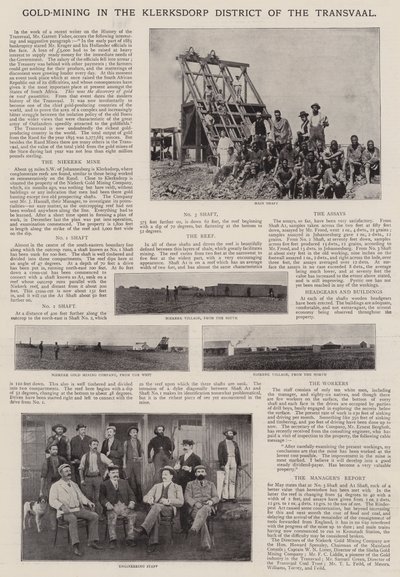 ट्रांसवाल के क्लेरस्कॉर्प जिले में गोल्ड-माइनिंग द्वारा अंग्रेजी फोटोग्राफर