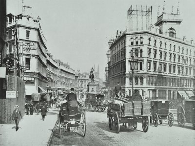 होल्बोर्न सर्कस, सिटी ऑफ़ लंदन, 1890 द्वारा अंग्रेजी फोटोग्राफर