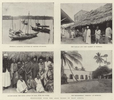 पूर्वी अफ्रीका के अरब जनजातियों के साथ शत्रुता द्वारा अंग्रेजी फोटोग्राफर