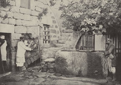 हाउस ऑफ सेंट पीटर, जाफा, जहां पीटर ने प्रार्थना की, एक ट्रान्स में गिर गया और स्वर्ग को खुला देखा द्वारा अंग्रेजी फोटोग्राफर