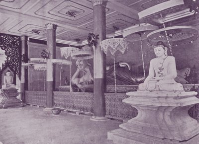 शिवालय, रंगून के अंदर द्वारा अंग्रेजी फोटोग्राफर
