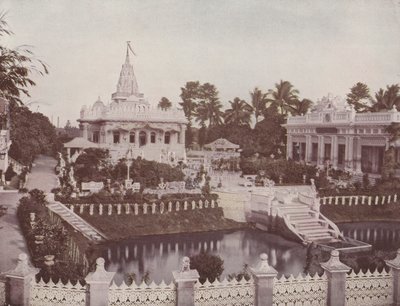 जैन मंदिर, कलकत्ता (रंगीन फोटो) द्वारा अंग्रेजी फोटोग्राफर