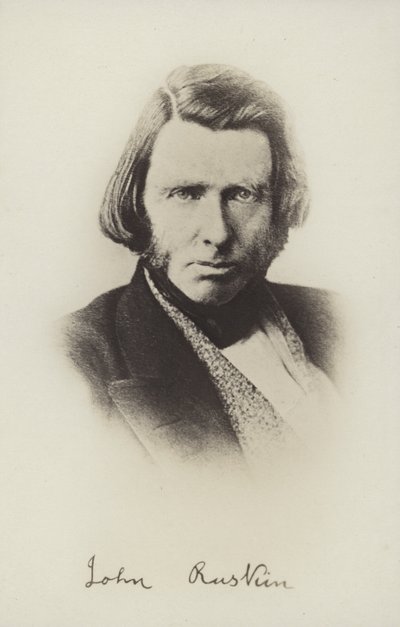 जॉन रस्किन (1819-1900), अंग्रेजी लेखक, कला समीक्षक, कलाकार और सामाजिक विचारक द्वारा अंग्रेजी फोटोग्राफर
