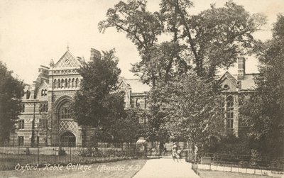 केबल कॉलेज, ऑक्सफोर्ड (बी / डब्ल्यू फोटो) द्वारा अंग्रेजी फोटोग्राफर