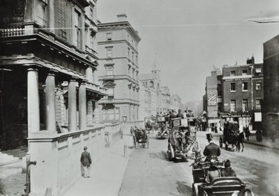 नाइट्सब्रिज, वेस्टमिंस्टर एलबी: अल्बर्ट गेट द्वारा पूर्व की ओर, 1890 द्वारा अंग्रेजी फोटोग्राफर