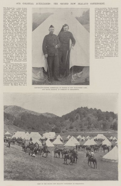 हमारी औपनिवेशिक सहायक, दूसरा न्यूजीलैंड आकस्मिकता द्वारा अंग्रेजी फोटोग्राफर