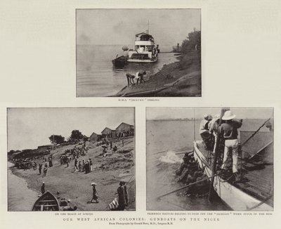 हमारे पश्चिम अफ्रीकी कालोनियों, नाइजर पर गनबोट्स द्वारा अंग्रेजी फोटोग्राफर
