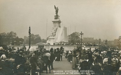 महारानी विक्टोरिया मेमोरियल, राजा द्वारा अनावरण, 16 मई 1911 द्वारा अंग्रेजी फोटोग्राफर