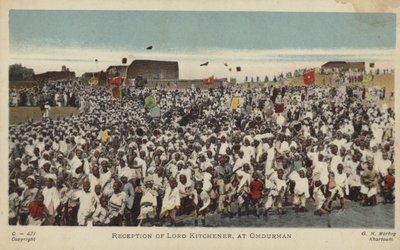 ओडुरमैन में भगवान किचनर का स्वागत, c1898 (रंगीन फोटो) द्वारा अंग्रेजी फोटोग्राफर