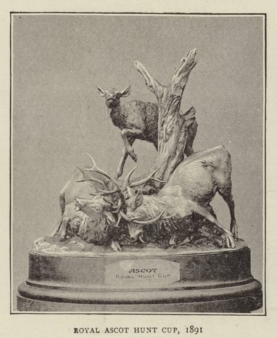 रॉयल एस्कॉट हंट कप, 1891 द्वारा अंग्रेजी फोटोग्राफर