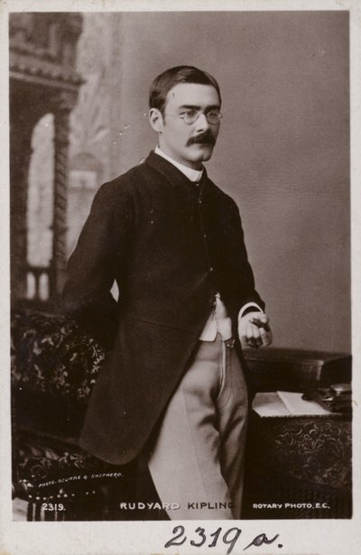रुडयार्ड किपलिंग (1865-1936), अंग्रेजी के लघु कथाकार, कवि और उपन्यासकार द्वारा अंग्रेजी फोटोग्राफर