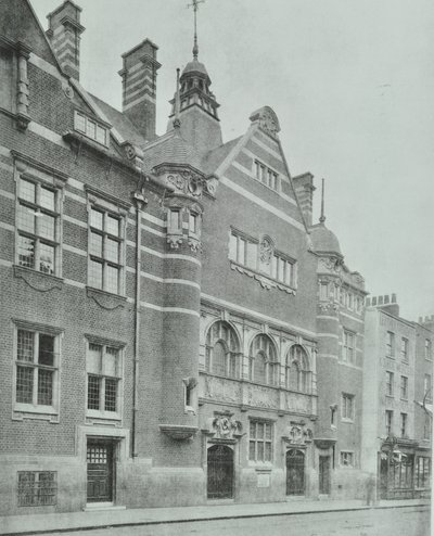 Shoreditch सार्वजनिक स्नान: बाहरी, 1898 द्वारा अंग्रेजी फोटोग्राफर