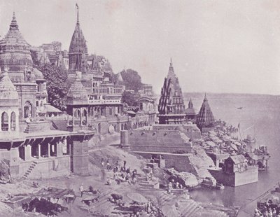 द बर्निंग घाट, बनारस द्वारा अंग्रेजी फोटोग्राफर