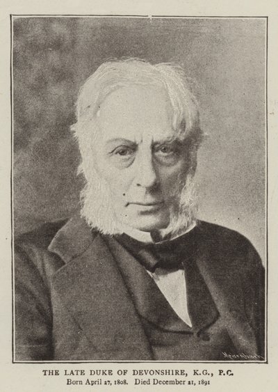 Devonshire के दिवंगत ड्यूक, केजी, पीसी द्वारा अंग्रेजी फोटोग्राफर