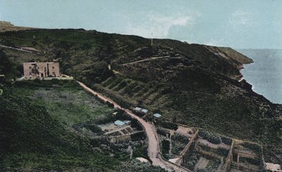 द मैनर हाउस, लुंडी आइलैंड (रंगीन फोटो) द्वारा अंग्रेजी फोटोग्राफर