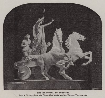 Boadicea के लिए स्मारक द्वारा अंग्रेजी फोटोग्राफर