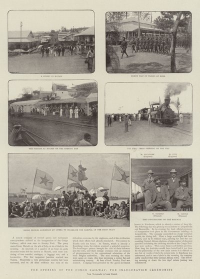 कांगो रेलवे का उद्घाटन, उद्घाटन समारोह द्वारा English Photographer