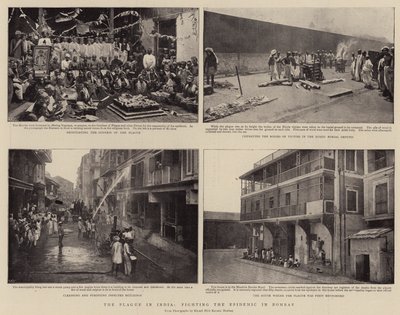 भारत में प्लेग, बॉम्बे में महामारी से लड़ने द्वारा अंग्रेजी फोटोग्राफर