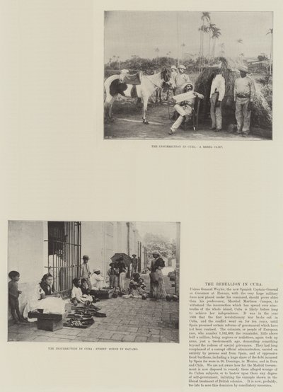क्यूबा में विद्रोह द्वारा अंग्रेजी फोटोग्राफर