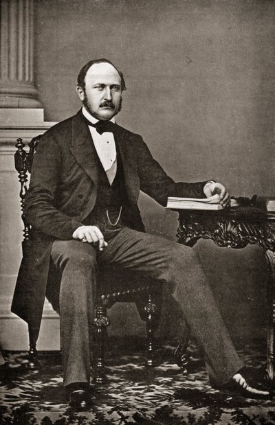 एचआरएच प्रिंस अल्बर्ट का अंतिम चित्र (1819-65) द्वारा English Photographer