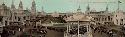 डेकोरेटिव आर्ट्स पैलेस, फ्रेंको-ब्रिटिश प्रदर्शनी, लंदन, 1908 से देखें द्वारा अंग्रेजी फोटोग्राफर