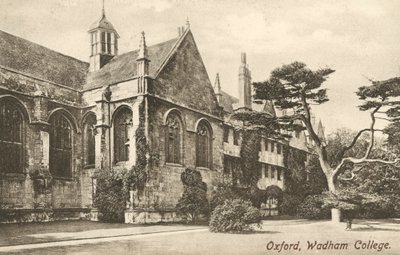 वाधम कॉलेज, ऑक्सफोर्ड, ऑक्सफ़ोर्डशायर (बी / डब्ल्यू फोटो) द्वारा अंग्रेजी फोटोग्राफर