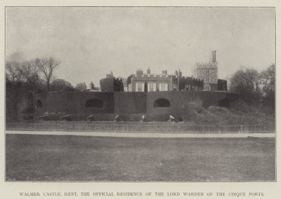 Walmer Castle, Kent, Cinque Ports के लॉर्ड वार्डन का आधिकारिक निवास द्वारा अंग्रेजी फोटोग्राफर