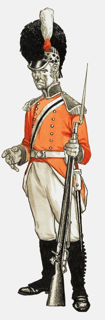 92 वें। माननीय। आर्टिलरी कं इन्फैंट्री डिव। निजी 1803 द्वारा अंग्रेजी स्कूल