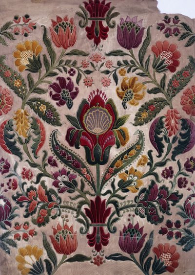 टेपेस्ट्री, सिल्क या वॉलपेपर का पूर्ण रंग कार्टून, c.1830-40 द्वारा अंग्रेजी स्कूल