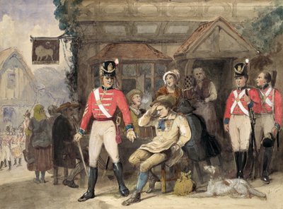 राजा के लिए एक शिलिंग, 1812 (कागज पर wc) द्वारा अंग्रेजी स्कूल