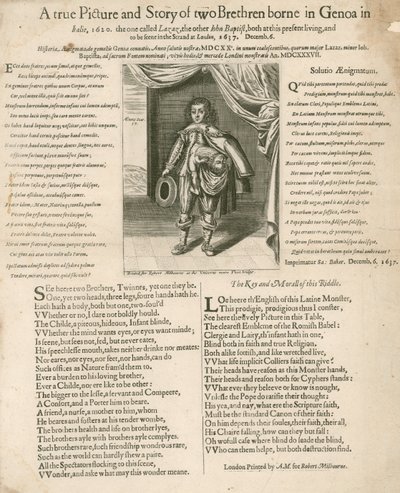 एक सच्ची तस्वीर और इटली के जेनोआ में 1620 में पैदा हुए दो भाइयों की कहानी द्वारा अंग्रेजी स्कूल