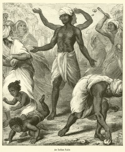 एक भारतीय कल्पित कहानी (उत्कीर्णन) द्वारा अंग्रेजी स्कूल