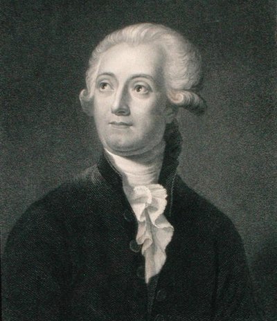 एंटोनी लॉरेंट लवॉज़ियर (1743-94) 'द गैलरी ऑफ़ पोर्ट्रेट्स' से, 1833 में प्रकाशित (उत्कीर्णन) द्वारा अंग्रेजी स्कूल